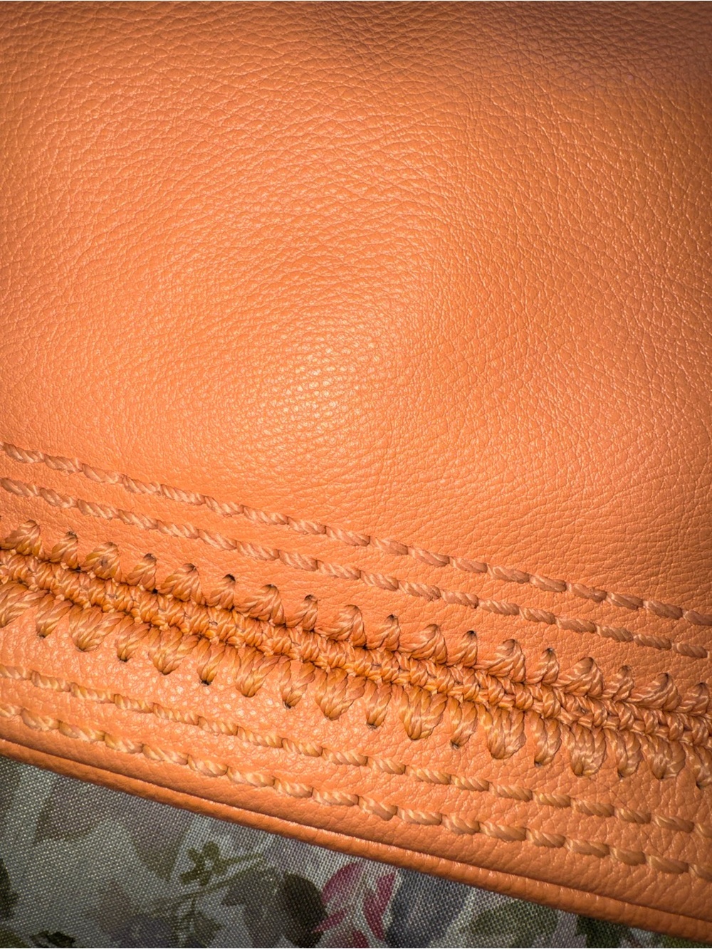 The Sak Coral Leather Tote with Braided Base Detail - Picture 2 of 9
